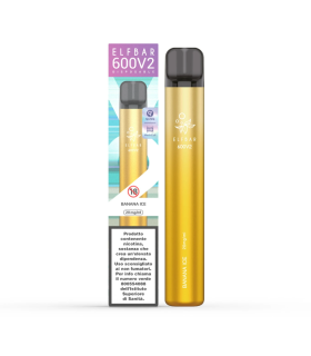 ELFBAR 600V2 DISPOSABLE POD BANANA ICE 20MG