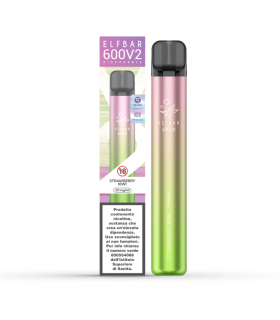 ELFBAR 600V2 DISPOSABLE POD STRAWBERRY KIWI 20MG
