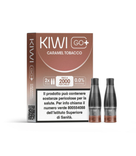 KIWI GO+ POD - CARAMEL TOBACCO 20MG (2PZ)
