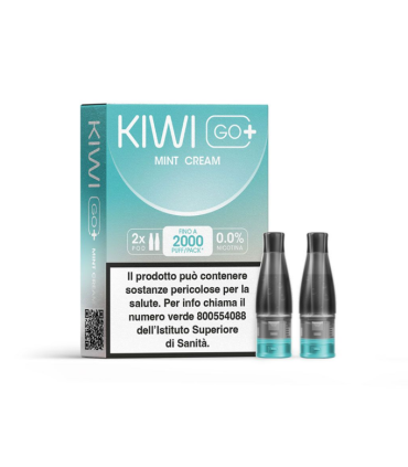 KIWI GO+ POD - MINT CREAM 20MG (2PZ)