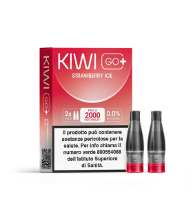 KIWI GO+ POD - STRAWBERRY ICE 20MG (2PZ)