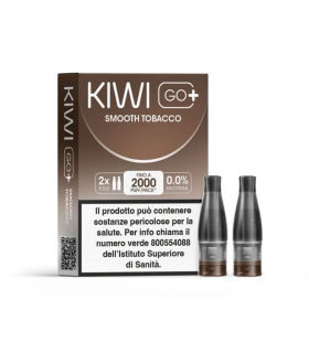 KIWI GO+ POD - SMOOTH TOBACCO 20MG (2PZ)