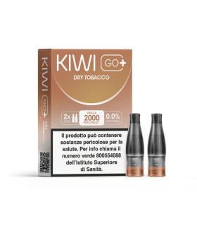 KIWI GO+ POD - DRY TOBACCO 20MG (2PZ)