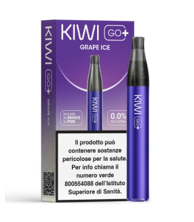 KIWI GO+ KIT - GRAPE ICE 0MG (NO NICOTINA)