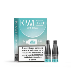 KIWI GO+ POD - MINT CREAM 0MG (2PZ) (NO NICOTINA)