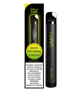 UMA.MI PRO 600 PUFF DISPOSABLE POD - COLA LIME 20MG