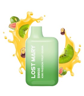 LOST MARY BM600 DISPOSABLE POD DEVICE - KIWI PASSIOIN FRUIT GUAVA 20MG