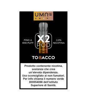 UMA.MI SWAP POD TOBACCO 20MG (2PZ)