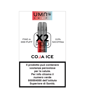 UMA.MI SWAP POD COLA ICE 0MG NO NIC. (2PZ)