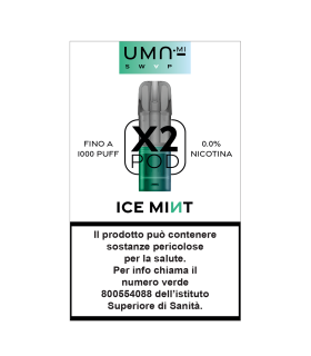 UMA.MI SWAP POD ICE MINT 0MG NO NIC. (2PZ)