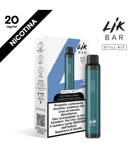 LIK BAR STILL - STARTER KIT BLUE + POD COTTON CANDY (20MG)