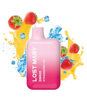 LOST MARY BM600 DISPOSABLE POD DEVICE - STRAWBERRY ICE 20MG