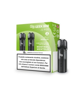 GEEK BAR J1 2 PODS MENTHOL 20 MG