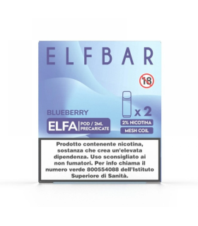 ELFBAR ELFA POD PRECARICATO BLUEBERRY 2ML (2PZ) 20MG