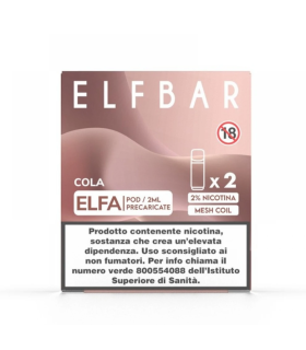 ELFBAR ELFA POD PRECARICATO COLA 2ML (2PZ) 20MG