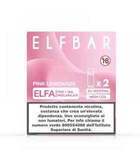ELFBAR ELFA POD PRECARICATO PINK LEMONADE 2ML (2PZ) 20MG