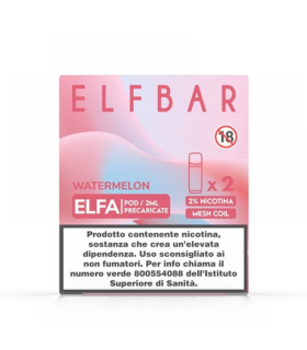ELFBAR ELFA POD PRECARICATO WATERMELON 2ML (2PZ) 20MG