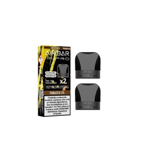 AIR BAR MINI PRO PODS - TOBACCO 20MG (2PZ)