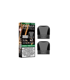 AIR BAR MINI PRO PODS - VIRGINIA TOBACCO 20MG (2PZ)
