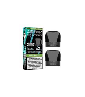 AIR BAR MINI PRO PODS - COOL MINT 0MG (2PZ) - NO NICOTINA