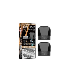 AIR BAR MINI PRO PODS - TOBACCO CREAM 0MG (2PZ) - NO NICOTINA
