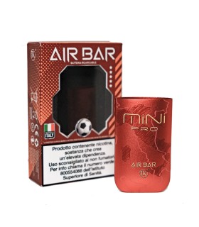 AIR BAR MINI PRO SPORT EDITION "GIALLOROSSO" - BATTERIA RICARICABILE