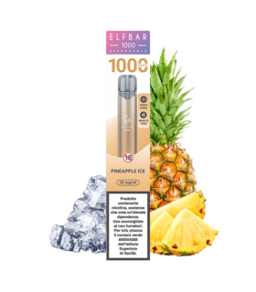ELFBAR 1000 DISPOSABLE POD PINEAPPLE ICE20MG