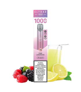 ELFBAR 1000 DISPOSABLE POD PINK LEMONADE 20MG