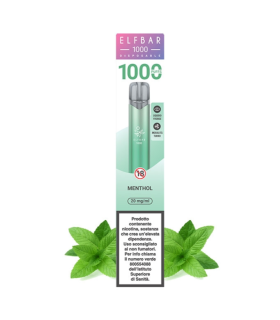 ELFBAR 1000 DISPOSABLE POD MENTHOL 20MG
