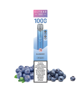 ELFBAR 1000 DISPOSABLE POD BLUEBERRY 20MG