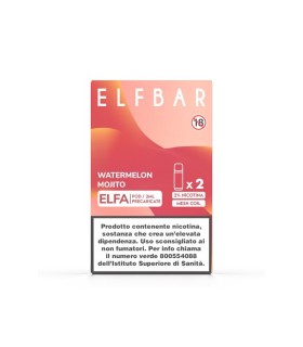 ELFBAR ELFA POD PRECARICATO WATERMELON MOJITO 2ML (2PZ) 20MG