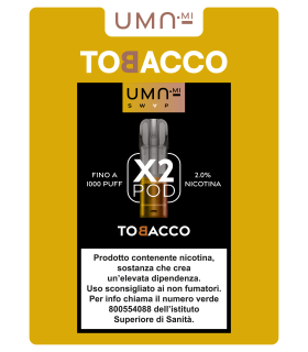 UMA.MI SWAP POD TOBACCO 20MG (2PZ)