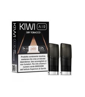 KIWI AIR 2PZ POD - DRY TOBACCO - 20 MG