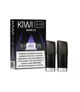 KIWI AIR 2PZ POD - GRAPE ICE - 20 MG