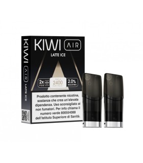 KIWI AIR 2PZ POD - LATTE ICE - 20 MG