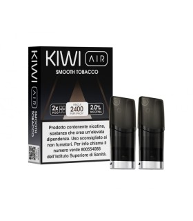 KIWI AIR 2PZ POD - SMOOTH TOBACCO - 20 MG