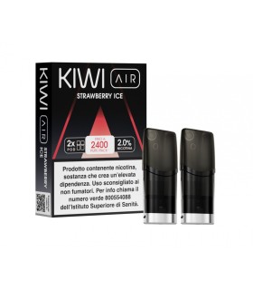 KIWI AIR 2PZ POD - STRAWBERRY ICE - 20 MG