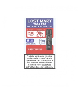 LOST MARY TOCA AIR PRO POD - CHERRY CLOUDD (2 PZ) 20MG