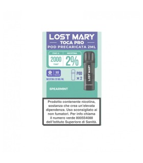 LOST MARY TOCA AIR PRO POD - SPEARMINT (2 PZ) 20MG