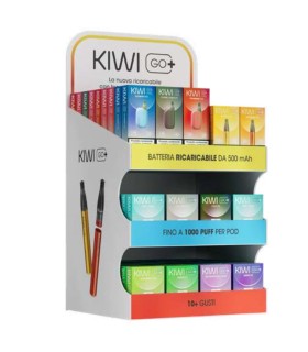 EXPO 3 PIANI VUOTO KIWI GO PLUS IN PLASTICA DURA (ANTI-TACCHEGGIO)