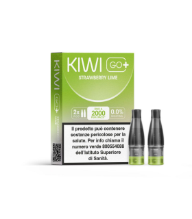KIWI GO+ POD - STRAWBERRY LIME 0MG (2PZ) (NO NICOTINA)