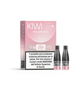 KIWI GO+ POD - PINK LEMONADE 0MG (2PZ) (NO NICOTINA)