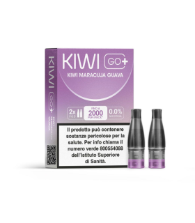 KIWI GO+ POD - KIWI MARACUJA GUAVA 0MG (2PZ) (NO NICOTINA)