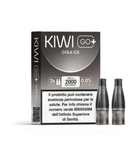 KIWI GO+ POD - COLA ICE 0MG (2PZ) (NO NICOTINA)