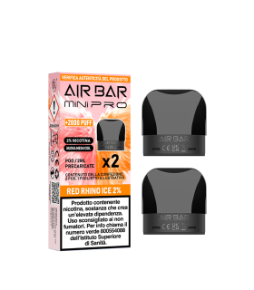 AIR BAR MINI PRO PODS - BULL ICE (EX RED RHINO) 20MG (2PZ)