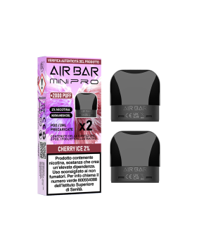 AIR BAR MINI PRO PODS - CHERRY ICE 20MG (2PZ)
