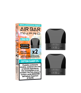 AIR BAR MINI PRO PODS - COTTON CANDY 20MG (2PZ)