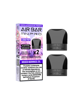 AIR BAR MINI PRO PODS - MIXED BERRIES 20MG (2PZ)