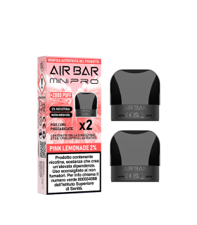 AIR BAR MINI PRO PODS - PINK LEMONADE 20MG (2PZ)