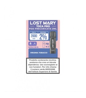 LOST MARY TOCA AIR PRO POD - VIRGINIA TOBACCO (2 PZ) 20MG